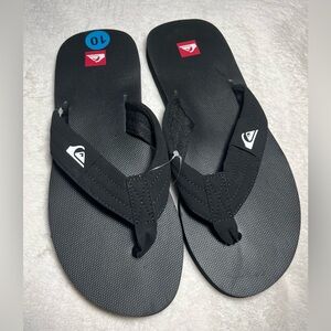 Mew Quicksilver Black Women’s Flip Flops shoes Sz‎ 10